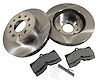 49936 Front Brake Rotor & Pad Kit, 1965-1982 Chevy Corvette - image 1