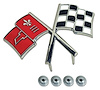 51340 Front Nose Emblem, 1965-1965 Chevy Corvette - image 1