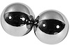 52145 Door Balls, 1964-1967 Chevy Corvette, Inside Opening-Chrome, Metal - image 1