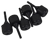 52246 Rear Hatch Window Bumpers, 1984-1996 Chevy Corvette, 6pc Set - image 1