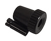 52253 Clock Knob, 1968-1982 Chevy Corvette, Black, 1977-82 Reproduction - image 1