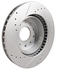 52416 Front Slotted & Drilled Brake Rotor, 1965-1982 Chevy Corvette, Right Hand - image 1