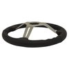 57667 Steering Wheel, 1968-1982 Chevy Corvette, Black Leather W/Satin Spokes - image 4