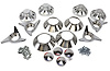 5861 Direct-Bolt Knock-Off Hardware Car Set: W/Lug Nuts, 1966-1966 Chevy Corvette - image 1