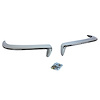 59452 Chrome Bumper Set W/Hardware, 1963-1967 Chevy Corvette, Rear - image 1