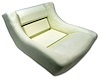 7211 Seat Foam, 1978-1982 Chevy Corvette, Bottom 4 Inch - image 1