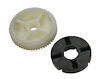 72175 Headlight Motor Gear W/Insert, 2000-2004 Chevy Corvette, Nylon - image 1