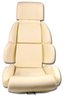 7226 Seat Foam, 1989-1993 Chevy Corvette, Standard 4 Piece Set - image 2