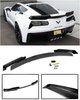72998 HYDRO CARBON STAGE 2 WICKER BILL SPOILER w/WINGLETS & HARDWARE, 2014-2019 Chevy Corvette, GLOSS FINISH - image 3
