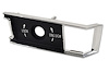 73059 Interior Door Lock Knob Trim Plates, 1968-1977 Chevy Corvette - image 1