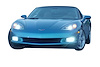 73386 HID Fog Light Conversion Kit With Matching Low Beams, 6000K - image 1