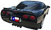 73887 Hydro Carbon Fiber Wicker Bill Spoiler, 1997-2004 Chevy Corvette, No-Drill Design - image 1