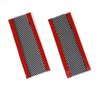 75248 Brake Duct, 1997-2004 Chevy Corvette, Fender & Rear Bumper Screen, 6pc Set, Aluminum W/Black Finish - image 3