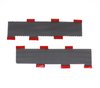 75248 Brake Duct, 1997-2004 Chevy Corvette, Fender & Rear Bumper Screen, 6pc Set, Aluminum W/Black Finish - image 4