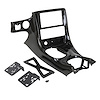 75592 Hydro Carbon Fiber Double DIN Conversion Console Bezel, 1997-2004 Chevy Corvette, Gloss Clear - image 1