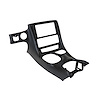 75593 Hydro Carbon Fiber Double DIN Conversion Console Bezel, 1997-2004 Chevy Corvette, Matte Clear - image 1