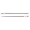 75627 Hood Stripe Decals, 1997-2004 Chevy Corvette, Gloss Silver, LS1 Script - image 1