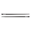 75634 Hood Stripe Decals, 1997-2004 Chevy Corvette, Matte Black, LS1 Script - image 1