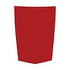 76902 STINGER STYLE HOOD STRIPE, 2014-2019 Chevy Corvette, GLOSS RED - image 1