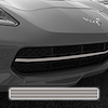 76918 GRILLE BLACKOUT VINYL OVERLAY, 2014-2019 Chevy Corvette, GLOSS SILVER - image 1