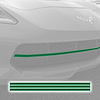 76921 GRILLE BLACKOUT VINYL OVERLAY, 2014-2019 Chevy Corvette, GLOSS GREEN - image 1