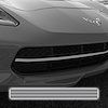 76927 GRILLE BLACKOUT VINYL OVERLAY, 2014-2019 Chevy Corvette, MATTE GRAY - image 1