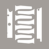 76947 Engine Decal Graphics, 2014-2019 Chevy Corvette, Gloss White - image 1