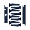 76951 Engine Decal Graphics, 2014-2019 Chevy Corvette, Gloss Blue - image 1
