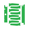 76952 Engine Decal Graphics, 2014-2019 Chevy Corvette, Gloss Lime Green - image 1
