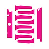 76956 Engine Decal Graphics, 2014-2019 Chevy Corvette, Gloss Pink - image 1