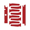 76959 Engine Decal Graphics, 2014-2019 Chevy Corvette, Matte Red - image 1