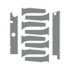76962 Engine Decal Graphics, 2014-2019 Chevy Corvette, Matte Gray - image 1