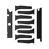 76966 Engine Decal Graphics, 2014-2019 Chevy Corvette, Black Carbon Fiber - image 1
