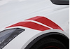 77004 Grand Sport Style Fender Accent Stripes, 2014-2019 Chevy Corvette, Matte Red, Driver Side Only - image 1