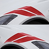 77005 Grand Sport Style Fender Accent Stripes, 2014-2019 Chevy Corvette, Matte Red, Left & Right Side - image 1