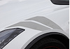 77015 GS Style Fender Accent Stripes, 2014-2019 Chevy Corvette, Matte Metallic Pearl Gray, Driver Side Only - image 1