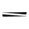 77043 Side Spear Shadow Stripe, 2014-2019 Chevy Corvette, Pair, Stingray, Gloss Black - image 1