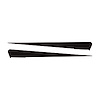 77048 Side Spear Shadow Stripe, 2014-2019 Chevy Corvette, Pair, Stingray, Matte Black - image 1