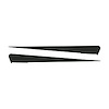 77051 Side Spear Shadow Stripe, 2014-2019 Chevy Corvette, Pair, Stingray, Matte Dark Gray - image 1