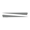 77052 Side Spear Shadow Stripe, 2014-2019 Chevy Corvette, Pair, Stingray, Matte Gray - image 1