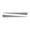 77056 Side Spear Shadow Stripe, 2014-2019 Chevy Corvette, Pair, Stingray, Silver Carbon Fiber - image 1