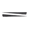 77064 Side Spear Shadow Stripe, 2014-2019 Chevy Corvette, Pair, Stingray, Black Suede - image 1