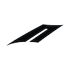 77087 Fender Accent Stripes, 2014-2019 Chevy Corvette, 17 GS Style, Gloss Black, Passenger Side Only - image 1