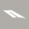 77092 Fender Accent Stripes, 2014-2019 Chevy Corvette, 2017 Grand Sport Style, Gloss White, Driver Side Only - image 1