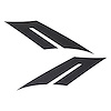 77122 Fender Accent Stripes, 2014-2019 Chevy Corvette, 17 GS Style, Gloss Carbon Flash Metallic, Both Sides - image 1