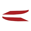 77169 Front Grille Enhancement Overlay Decal Set, 2014-2019 Chevy Corvette, Gloss Red - image 1