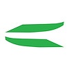 77175 Front Grille Enhancement Overlay Decal Set, 2014-2019 Chevy Corvette, Gloss Lime Green - image 1
