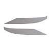 77190 Front Grille Enhancement Overlay Decal Set, 2014-2019 Chevy Corvette, Matte Metallic Pearl Gray - image 1