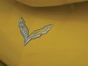 77222 Front/Rear Flag Emblem Insert Overlay Sets, 2014-2019 Chevy Corvette, Gloss Yellow - image 2