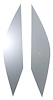 77502 Mirrored Finish Acrylic Headlight Eyelid Covers, 2014-2019 Chevy Corvette, Pair - image 1
